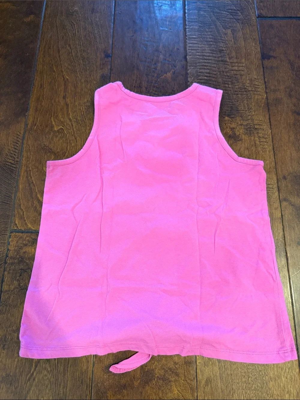Girls Pink Turtle Tie-Front Tank with Pastel Tropical Shorts Matching Set